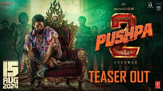 Pushpa 2 The Rule Teaser  HINDI  Allu Arjun  Sukumar  Rashmika Mandanna  Fahadh Faasil  DSP [upl. by Ecnahc]