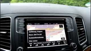 07  VW Der neue Sharan  Infotainmentsystem  Die Navigation [upl. by Rehptsirhc423]