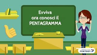 Il pentagramma  scuola primaria [upl. by Nnuahs47]