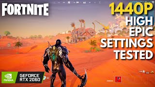 Fortnite Chapter 5 Season 3  RTX 2060  i7 4770  1440p  FPS Test [upl. by Eidnarb]