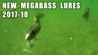 UNDERWATER FOOTAGE of NEW MEGABASS FISHING LURES for 2017 [upl. by Mall]