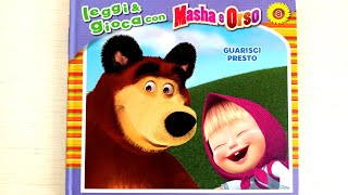 Masha e Orso GUARISCI PRESTO  libro con giochi e attività  audiolibro per bambini [upl. by Arin]