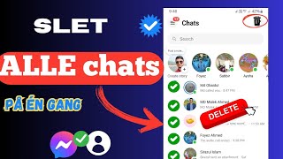 Sådan sletter du alle dine beskeder på Facebook Messenger på én gang 2024 Slet alle chats [upl. by Krystal]