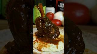 Braised lamb shank cooking [upl. by Coad]