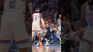 Jose Alvarado Floater nba pelicans playoffs thunder nbahighlights [upl. by Benny]