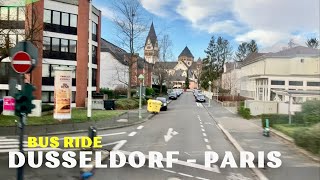 I took Flixbus from Dusseldorf Germany to Paris France for the New Year 2024 [upl. by Fraase364]