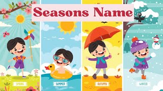 Seasons Song  Nursery Rhymes amp Kids Song [upl. by Fletch]