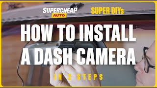 How To Install A Dash Camera  Super DIYs [upl. by Ahsykal]