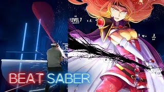 Beat Saber  Megumi Hayashibara  Give a Reason  Virtual Desktop Quest 2  Kinect Mixed Reality [upl. by Ecnerual57]