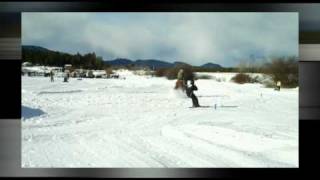 Skijoring  Whitefish Winter Carnival  2010  100 Years of Glacier [upl. by Anitak85]