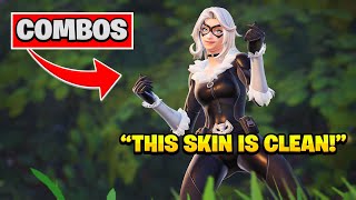 THE BEST BLACK CAT SKIN COMBOS MARVEL [upl. by Namlas]