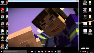 Reubens Death in Minecraft Story Mode [upl. by Broder831]