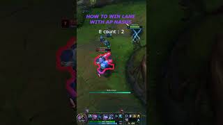 How to win lane with ap nasus leagueoflegends gaming moba outplay arena riotgames nasus ap [upl. by Callahan]