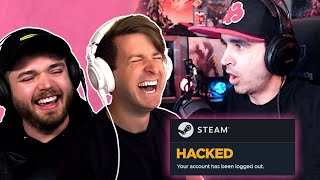 TWITCH STREAMERS getting hacked live w BigJigglyPanda [upl. by Jarvey]