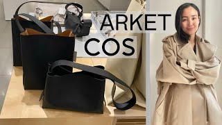 COS and ARKET tryon haul  new collection  spring 2022 [upl. by Edwine836]