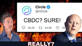 USDC CIRCLE CEO CALLS FOR CBDC’s ARE THEY INEVITABLE [upl. by Lednyc]