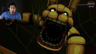 Markiplier was the bite of 87 FNAF Into the pit Springtrap Jumpscare [upl. by Enylrac]