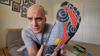 Vibram VTrain Unboxing Test and Review  Trail Running [upl. by Ahseile]