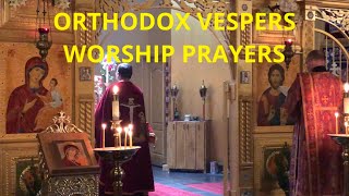 Let Us Complete Our Evening Prayer to the Lord  Orthodox Christian Vespers Worship Service [upl. by Youngman160]