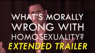 TRAILER Whats Morally Wrong with Homosexuality  John Corvino [upl. by Ahsienahs1]