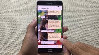 How to change text messages background on Samsung Smartphone [upl. by Noek224]