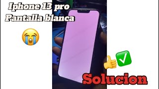 Iphone 13 pro pantalla blanca solucion [upl. by Agrippina672]