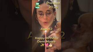 Demi Moore Celebrating Her 62 Birthday ✨😯 antesedepois beforeandafter demimoore brucewillis [upl. by Eriam808]