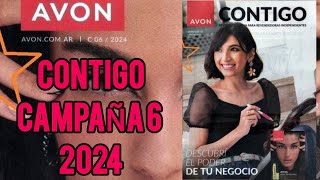 CATÁLOGO AVON CONTIGO CAMPAÑA 6 2024 [upl. by Slorac]