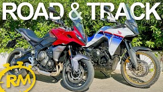 Honda TRANSALP 750 vs Triumph TIGER 660 QuickTest30 [upl. by Adnema]