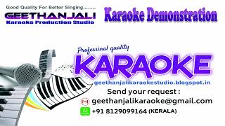 KANMANI ANBODU UNPLUGGED KARAOKE SACHIN SIBY GEETHANJALI KARAOKE STUDIO [upl. by Fritts635]