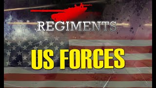 US FORCES  Regiments Skirmish Gameplay 2 Hard AI Frontline [upl. by Orapma199]