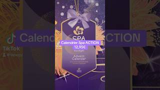 ACTION Calendrier Spa ✨ calendrierdelavent2021 shortvideo [upl. by Novah]