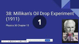 38 Millikans Oil Drop Experiment [upl. by Vatsug302]