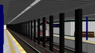 Newkirk AveIRT Nostrand Line OpenBVE [upl. by Rumery291]