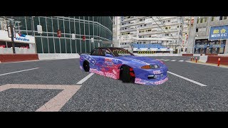 Shibuya Drift  HCR32 ABoMoon 1JZ Assetto Corsa [upl. by Accisej]