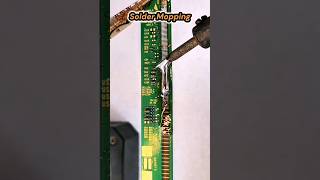 Excess Solder Mop Up panelrepair lcdtvrepair solderingiron oddlysatisfying [upl. by Anauqat]