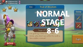 Lords mobile normal stage 86 f2pTrail of wisdom normal stage 86 [upl. by Garfinkel128]