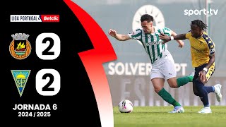 Resumo Rio Ave 22 Estoril  Liga Portugal Betclic  sport tv [upl. by Kalam]