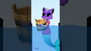 Good mermaid Pony was helped and given Diamond 🙏💎 Bad Catnap ✨ shorts Story Stories [upl. by Renee]