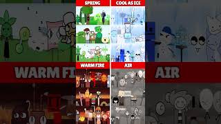 Incredibox Sprunki Spring VS Cool As Ice VS Warm Like Fire VS Dusty Like Air MIX VERSION [upl. by Yznel]