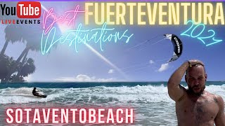 Fuerteventura SOTAVENTO BEACH 2021Gezeitenlagune KiteSurfing Best Spots Destinations Vlog 4k Lagoon [upl. by Halford]