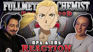 We reacted to EVERY Fullmetal Alchemist Brotherhood OPENING and ENDING [upl. by Yecats]