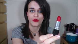 Top 6 Red MAC Lipsticks [upl. by Ennayelsel]