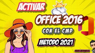 Como Activar Office 2016 sin Programas 100 Efectivo 【Con el CMD】 [upl. by Merrilee]