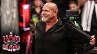 Goldberg jumps the barricade to confront Gunther Bad Blood 2024 highlights [upl. by Lucier607]