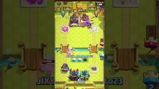 winning in the new like 2 vs 2 viralshorts clashroyale [upl. by Ciprian]