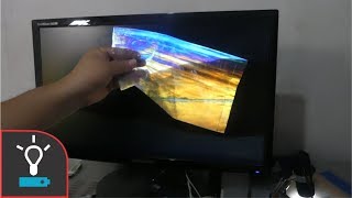 Experimentos Con Laminas Polarizadas 【Recicladas de un LCD】 [upl. by Ientirb]