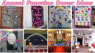 Annual function decoration ideas  Pretty decor for annual day celebration  Learn [upl. by Lydon]