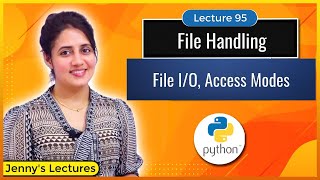 File Handling in Python  Python Tutorials for Beginners lec95 [upl. by Ianaj224]