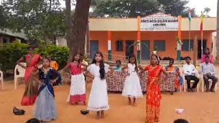 Karunade Kai Chachide Node Dance Performance  GHPS Lakkenahalli Students  Gubbi Talluk  Tumkur [upl. by Saile]